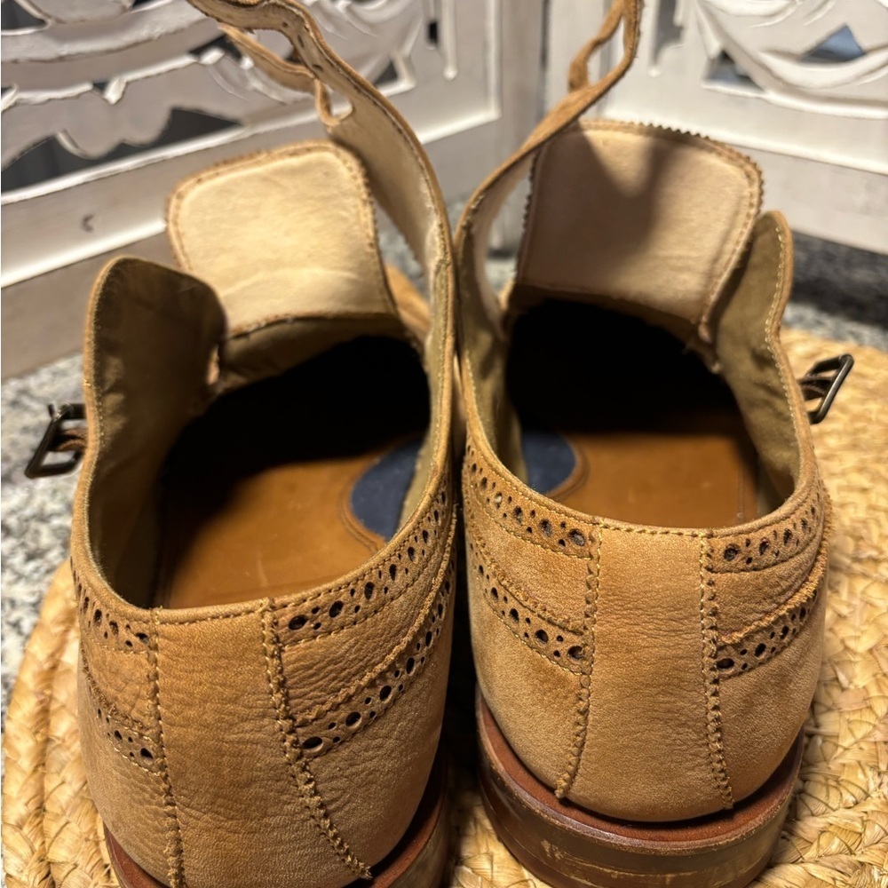 Aldo Men's Brown Brogue Oxfords - Picture 9 of 13